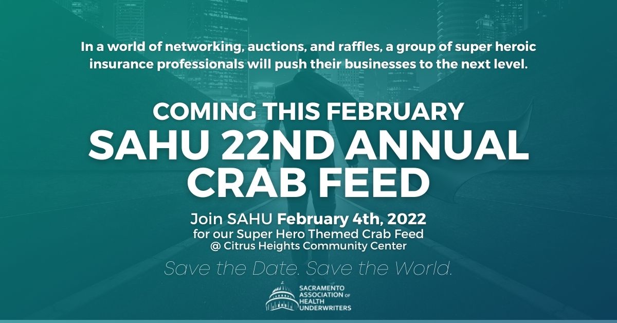 SAHU 2022 Crab Feed Save the Date